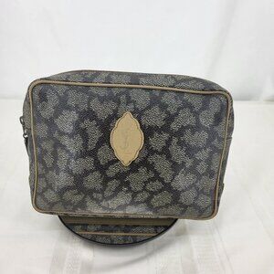 YSL Yves Saint Laurent Giraffe Print Pouch Vintage